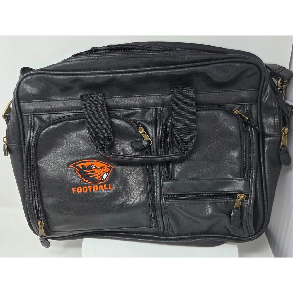 Oregon State Beavers Mercury Luggage Black Briefcase Laptop Bag Shoulder Strap
